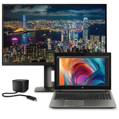 HP Laptop ZBook 15 G6 / Intel Core i7-9850H, 15.6", 1920 x 1080, 32 GB RAM, 512 GB SSD, Quadro T2000, bez operativnog sustava, siva